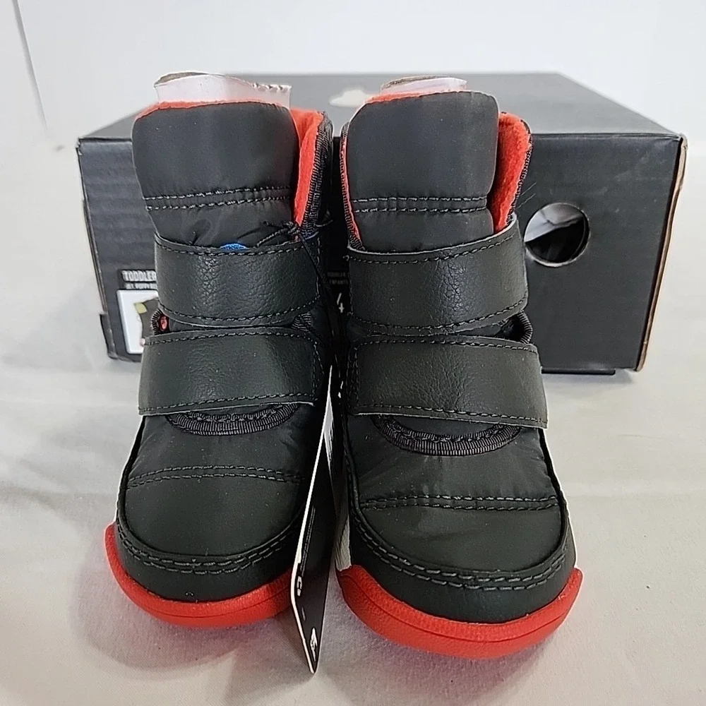 Sorel Toddler Whitney‎ II Strap WP  Toddler 4 Jet Poppy Red Winter Boots